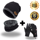 Kit Touca E Cachecol + LUVA IMPERMEÁVEL + (DESCONTO EXCLUSIVO)
