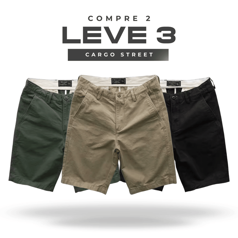 [Combo 3] Bermudas Cargo Street